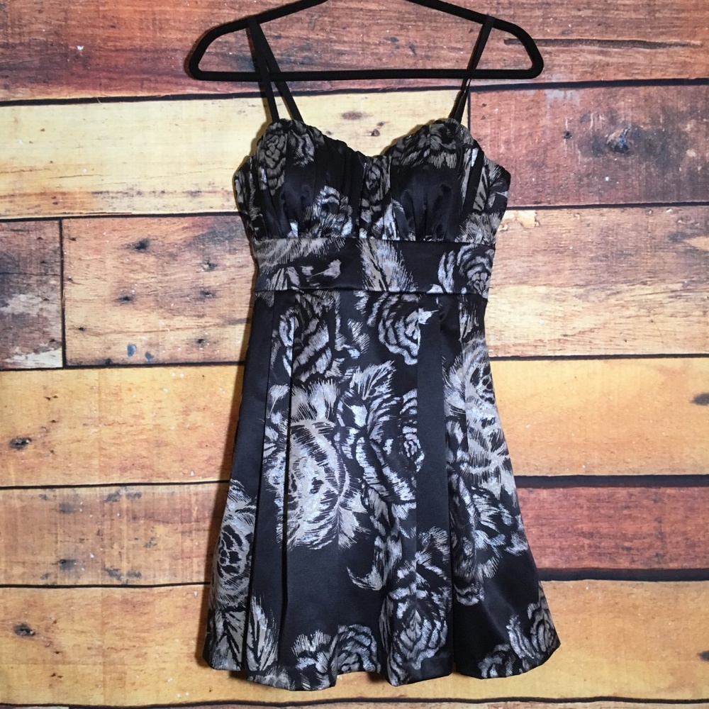 Guess Black Cocktail Bustier Dress Size 5